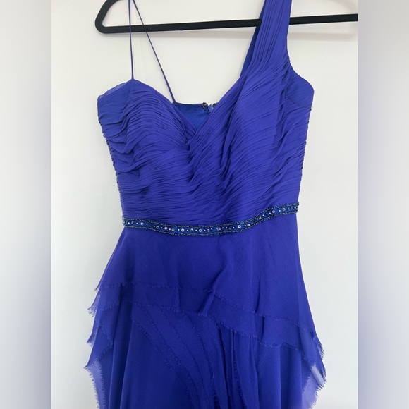 Teri Jon size US 4 beautiful blue dress - Picture 2 of 5